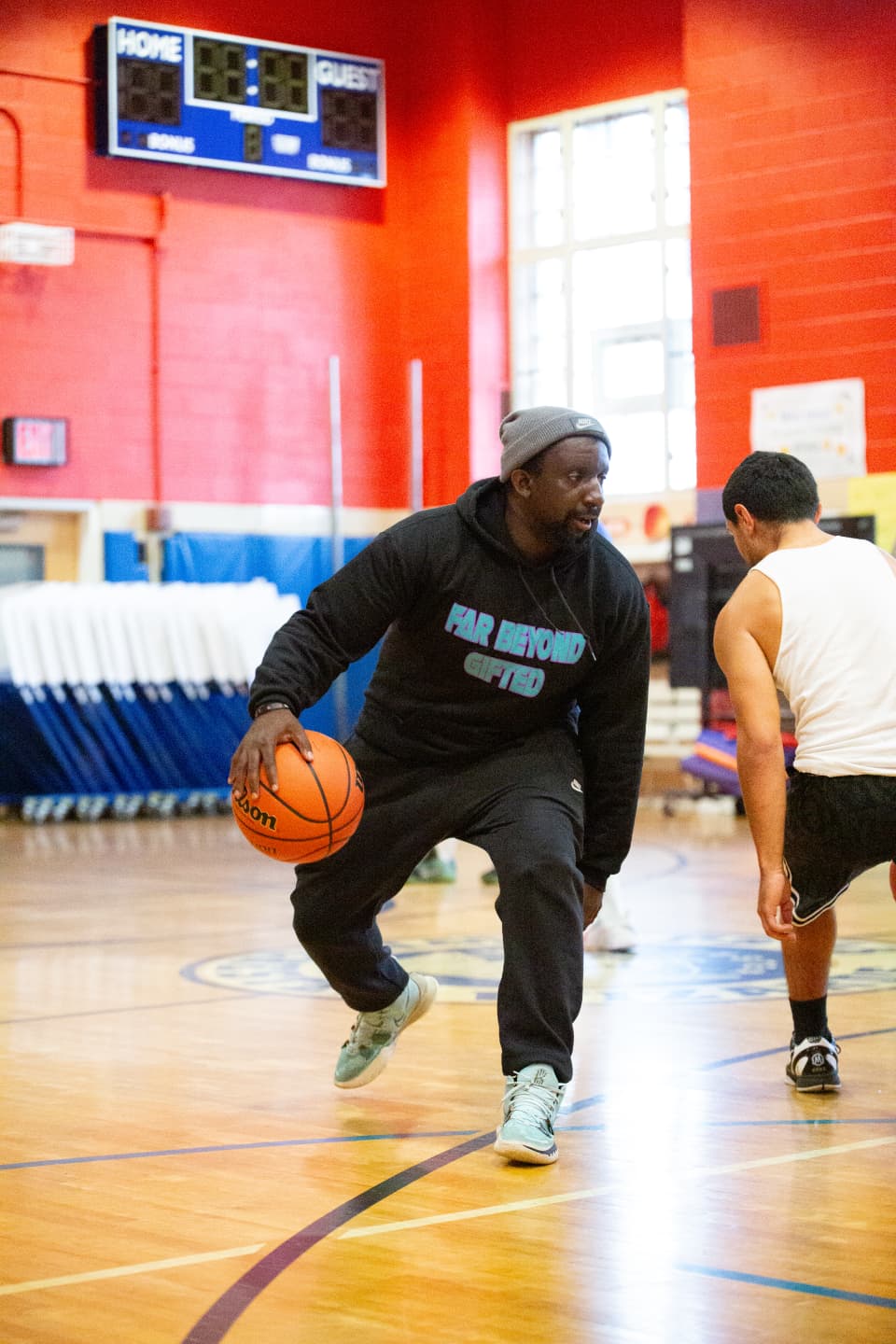 Coach Demonstrating Technique